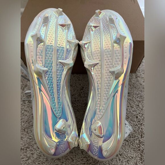 Adidas Adizero Electric Speed White Silver Men's Football Cleats - Picture 7 of 8